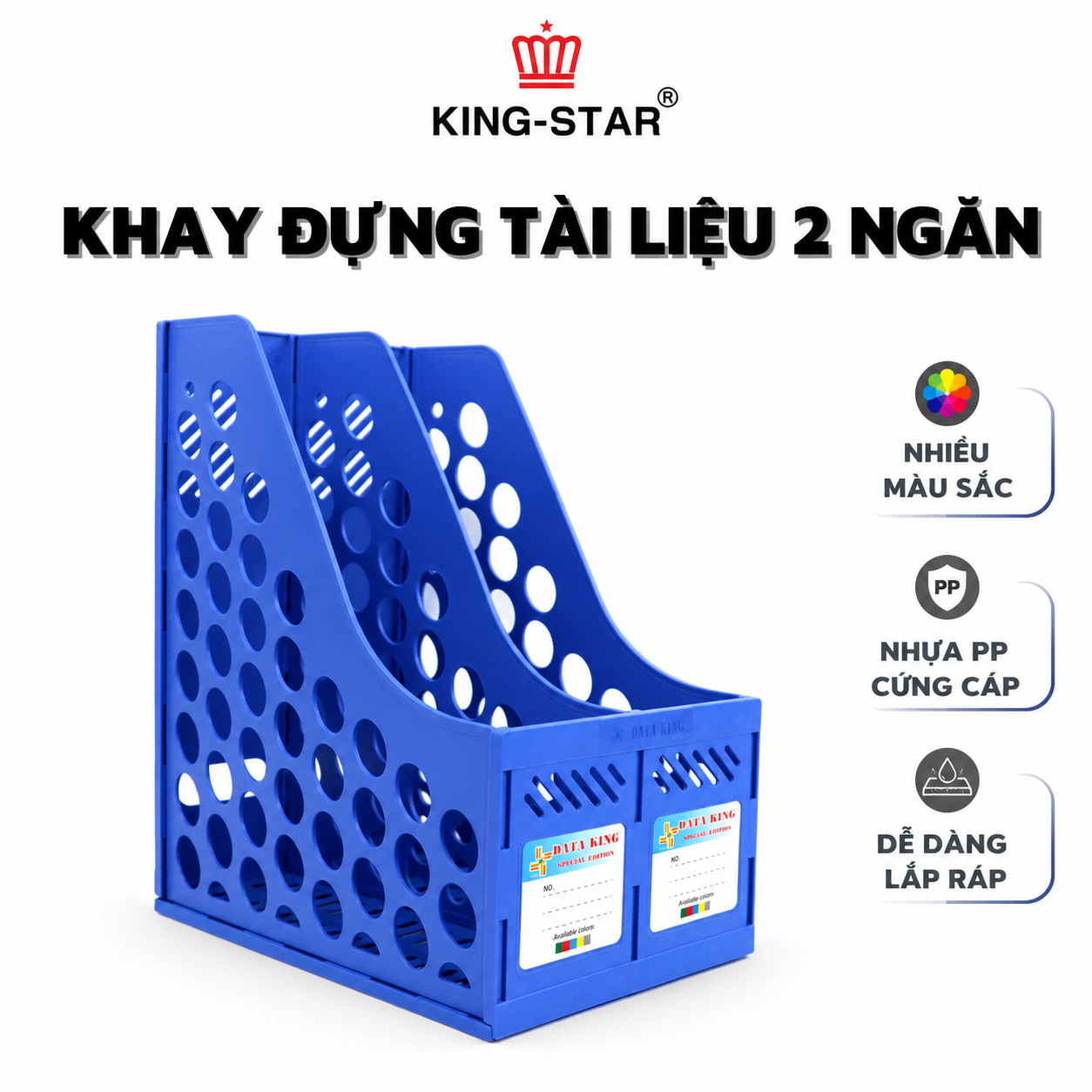 Khay nhựa 2 ngăn