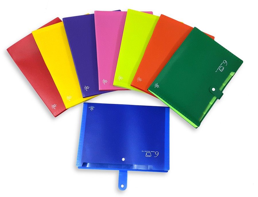 Bìa 6 ngăn nút cài