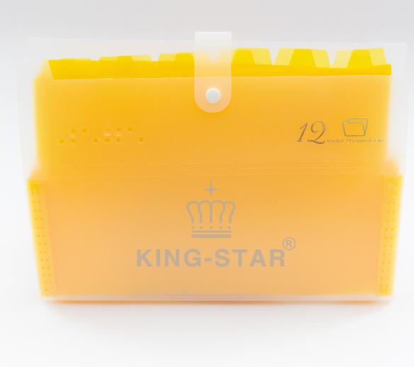 Bìa 12 ngăn nút cài