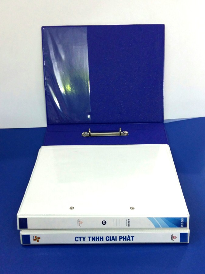 Bìa 2.5cm xi kiếng A4 - 2 còng