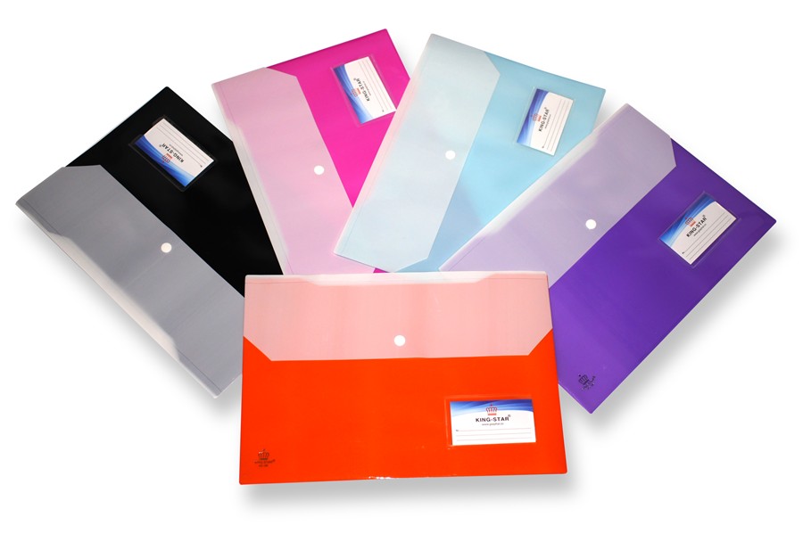 Bìa túi nút 2 ngăn F/C