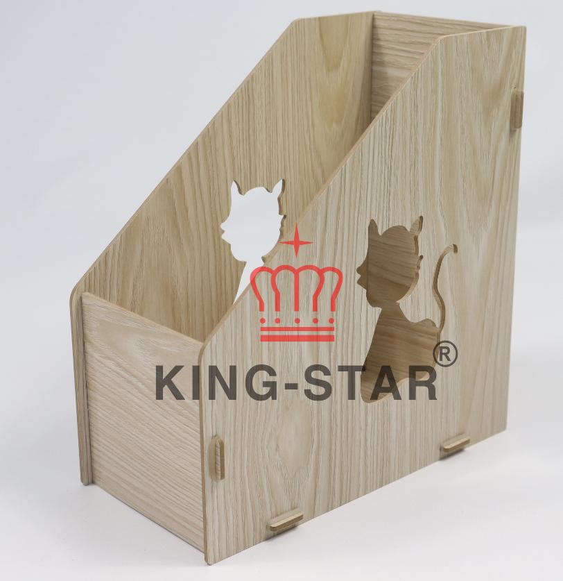 Khay gỗ 1 ngăn KS-101 gáy 12cm